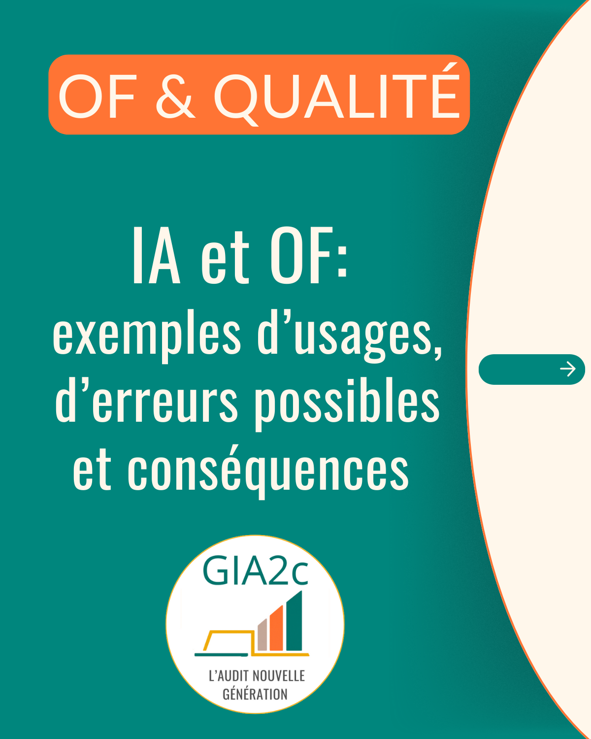 IA et OF:  exemples d’usages, d’erreurs possibles et conséquences 