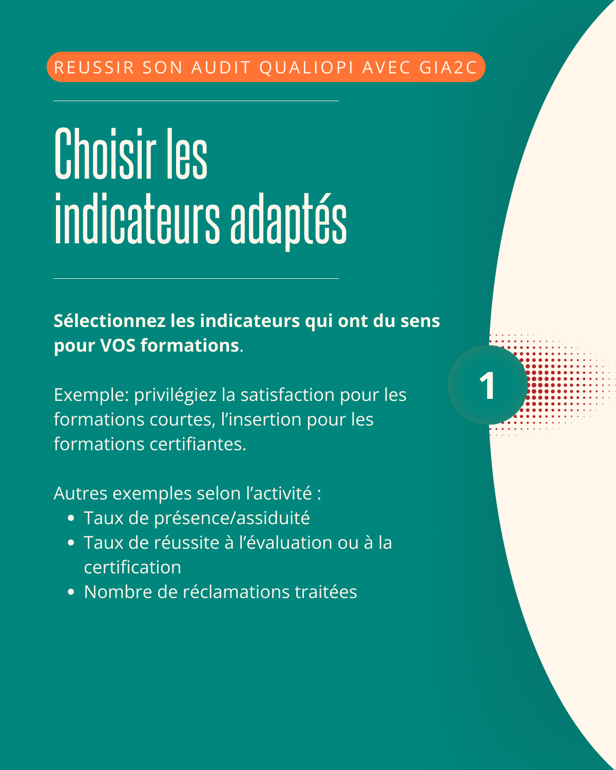Mesurer et suivre vos indicateurs qualité